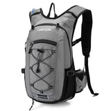 CAREYSTEN Hydration Backpack Cycling Backpack Women Running Backpack Water Backpack for Hiking Biking Backpack for Men Equipped with 2L Water Bag (Grey)
