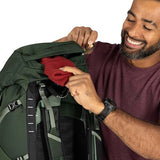 Osprey Talon 33L Men's Lightweight Hiking Backpack - Daypack for Travel & Camping, Green Canopy/Pine Leaf