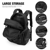 Mardingtop 40L Molle Tactical Cordura Backpack with 2.5 Liter Hydration Bladder