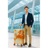 World Traveler VentureX Medium Checked Luggage, Hardshell Suitcase With Spinner Wheels - Europe