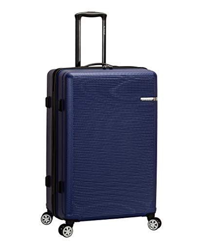 Rockland Skyline Hardside Spinner Wheel Luggage Set, Blue, 3-Piece Set (20/24/28)