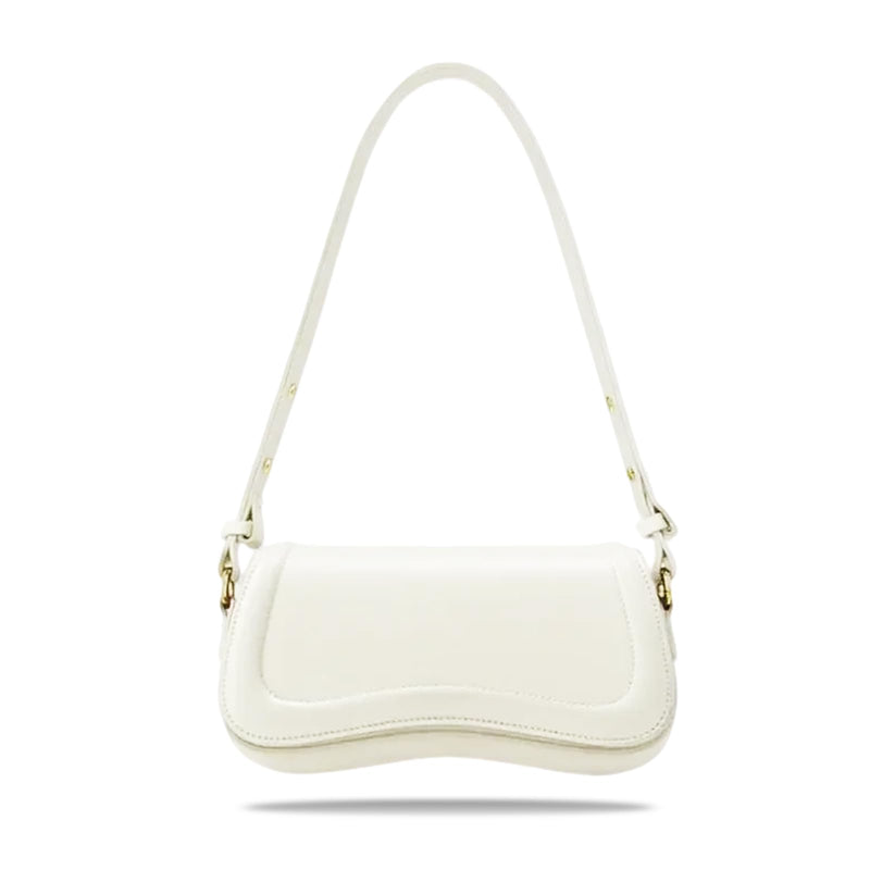 Zengmei Shoulder bag, Designer Bag, Saddle Purse for Women Female Girl (7-White saddle)