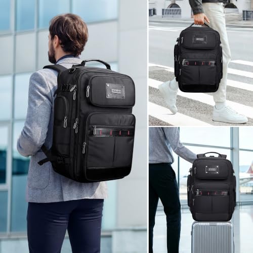 WITZMAN Travel Backpack for Men Carry-on Laptop Backpack 38L