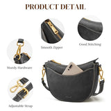 S-ZONE Small Leather Crossbody Bags for Women Cute Purses with RFID Anti-theft Pocket Trendy Shoulder Bag Handbags Satchel