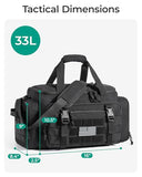 BAGSMART 4-IN-1 Gym Bag for Women Men, TSA Duffle Bag for Travel