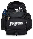 JanSport Seattle Pack – Durable Backpack with Main Compartment, Dual Water Bottle Pockets, Lined Laptop Sleeve, Black