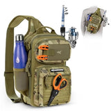 KastKing BlowBak Tactical Sling Tackle Bag-Lightweight Fishing Backpack Storge Fishing Gear and Equipment,Gift for Men