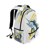 FUQIUMI Fish Backpack for School Lightweight Backpack for Boys Girls Schoolbag Bookbag for Kids, A01E18010