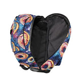 YMGQYJ Kids Travel Backpack Watercolor Donut Print for Boys Girls, Large Capacity Bookbag for Elementary High School Students M