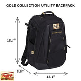 Rawlings | GOLD COLLECTION Backpack | Coach/Player Off-Field Use | Laptop Sleeve | Black Camo