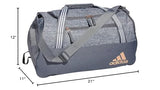 adidas Squad 5 Duffel Bag, Jersey Onix Grey/Onix Grey/Rose Gold, One Size