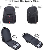 ANTERK Extra Large Backpack 18.4 Inch Travel Laptop Backpacks for Men Women
