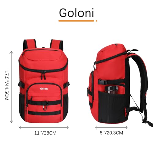 Upgraded Cooler Backpack 24 Cans – Lightweight Insulated Backpack Cooler, Leak-Proof & 18-Hour Ice Retention for Beach, Camping, Hiking (Men, Women, Family)