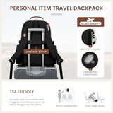 LOVEVOOK Laptop Backpack for Women with Pouch Pocket for Large Capacity Cup,17 Inch Laptop Computer Bag Travel Backpack Purse,Waterproof Work Business Backpack College Teacher Bags,Leopard print