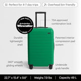 Away Bigger Carry-On Luggage, 23-Inch Lightweight Hardside Spinner Suitcase