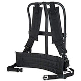 FOX OUTDOOR PRODUCTS LC-1 A.L.I.C.E. Field Pack Frame | External Load Carrier with Shoulder Straps, Kidney Pad, Waist Belt, Black (54-025)