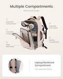 LOVEVOOK 40L Travel Backpack for Women & Men,Airline Approved Carry On Backpack with 3 Packing Cubes,TSA Waterproof Personal Item Bag,Weekender Overnight Essentials Backpacks fits 18" Laptop