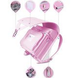 Star-Wind Ransel Randoseru automatic Japanese School bags for boys girls Senior PU leather light weight Rain Cover