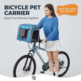 Kexudar Expandable & Foldable Pet Backpack for OBED Boundary GVR MMR 2024-2026, Portable Carrier Bag with Breathable Mesh for Bike Travel Grey