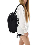 Anello Grande GU-B3013 Regular SPS Backpack with Base, Black, One Size