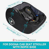 YOREPEK Padded Travel Bag for Doona Car Seat Stroller with isofix Base