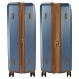 London Fog Southbridge 20 Inch Carry On Expandable Spinner HS, Slate Blue