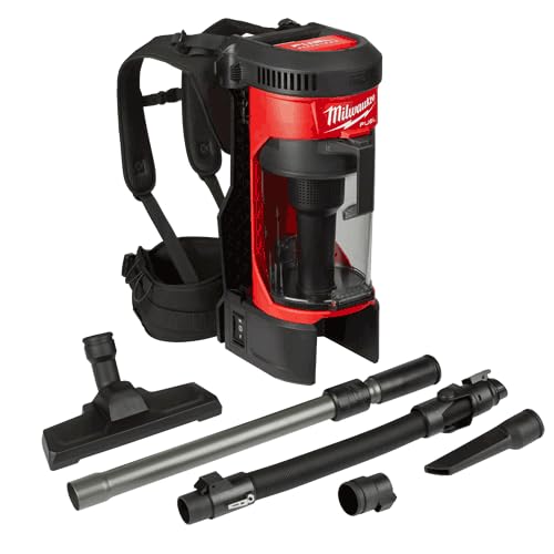 . Aspiradora de mochila Milwaukee M18 Fuel 3 en 1 - Sin cargador, sin batería, solo la herramienta (bare tool)