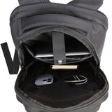 Kenneth Cole REACTION The Venturer 17" Polyester Tech Travel Backpack for Work, Black