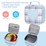 ACESAK Backpack for Girls - Bookbag Backpacks Schoolbag for Girls Kids Teen Women Casual Travel Daypacks - School Bag Elementary Middle School College Cute Backpack with Lunch Box (Blue)