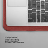 Incase ICON Sleeve with Woolenex - MacBook Air 13 inch M1, 2020, 2019, 2018 & MacBook Pro 13 inch 2019, 2018, 2017, 2016 Case - Fitted MacBook Case, Laptop Sleeve, Hard Cover, Durable (Red Clay)