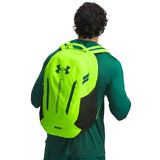 Under Armour Unisex Hustle 6.0 Backpack, (389) Hyper Green/Black/Arden Green, One Size Fits Most