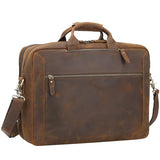 TIDING Convertible Leather 15.6" Laptop Briefcase Backpack for Men