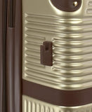 London Fog Brentwood IV 29" Expandable Spinner Hardside Suitcase, Latte