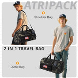 Tactical Gym Bag for Men, 40L Duffle Bag with Shoes Compartment for Travel