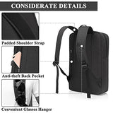 VASCHY 17 inch Laptop Backpack for Men with USB Port Lightweight Slim Business Backpack