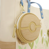 Loungefly Pokémon Floral Tote Crossbody Bag with Coin Bag