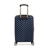 Kenneth Cole REACTION Madison Square Lightweight Hardside Chevron Expandable Spinner Luggage, Navy, 2-Piece Set (20" & 28")