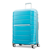 Samsonite Freeform Large Checked Luggage with Dual 360° Spinner Wheels - TSA Lock, Airline-Approved - Lightweight Durable Polypropylene Expandable Hardshell - Ocean Blue