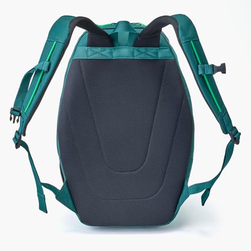 YONEX Unisex Pro Backpack B - Stylish Durable Lightweight Multifunctional Spacious Tennis Backpack w/Chest Belt & Shoe Pocket, Dark Green