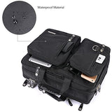 FREEBIZ 18.4 Inches Laptop Bag Multi-function Briefcase Backpack with Handle and Shoulder Strap Fits Up To 19 Inch Laptops Notebook Computer