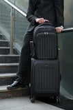 Kenneth Cole REACTION The Venturer 17" Polyester Tech Travel Backpack for Work, Black