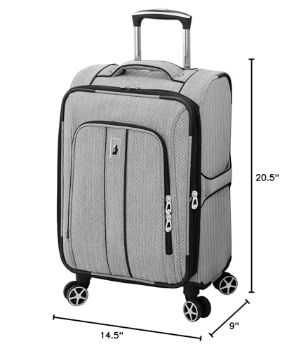 London Fog Newcastle 20 Expandable Spinner Carry-on