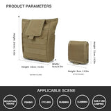 Mardingtop 50L Hiking Backpacking Backpack with Tactical Utility Pouch Folding Bag