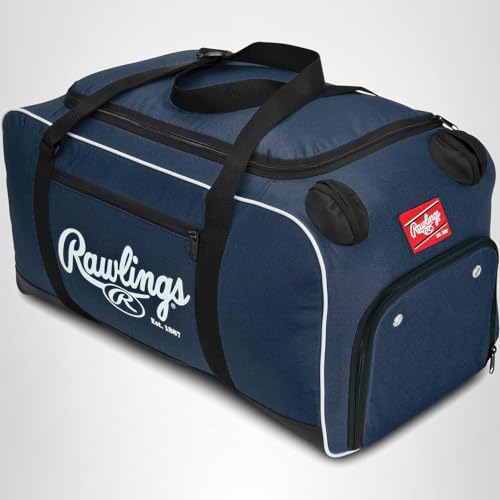 Rawlings | COVERT Duffle Equipment Bag | Baseball/Softball | Navy