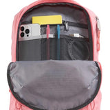 The North Face Women's Jester Everyday Laptop Backpack - Commuter Travel Bag, Laptop Sleeve, Water-Repellent, Coral Crush Light Heather/Coral Crush, One Size