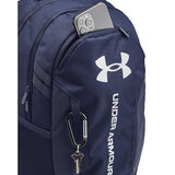 Under Armour Unisex-Adult Hustle 6.0 Backpack, (411) Midnight Navy/Midnight Navy/Metallic Silver, One Size Fits Most
