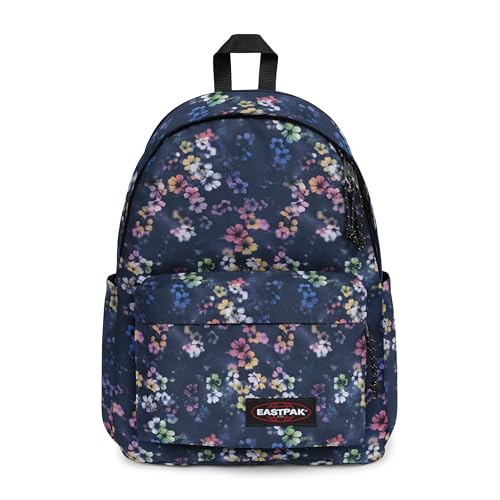 EASTPAK Day Office – 31 L Laptop Backpack for 16-Inch Devices - Secure Business Durable Travel Carry-On, Bottle Pocket Holder, Flora Fade Navy