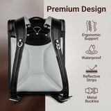 LMRENCE Ransel Randoseru Backpack Japanese School Bag for Girls and Boys Classic Backpack Waterproof PU leather