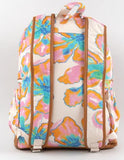 Billabong Home Abroad Womens Backpack, White Combo