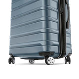Samsonite Omni 2 Hardside 3 Piece Set - Includes Carry-On, Medium, & Large Checked Suitcases - 360° Dual Spinner Wheels - Integrated TSA Lock & Expansion - Amazon Exclusive - State Blue